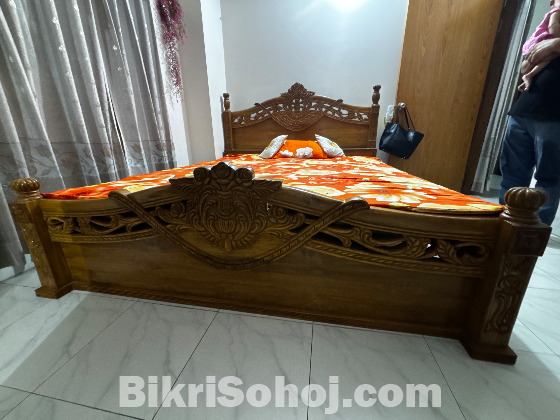 সেগুন কাঠের বেড
